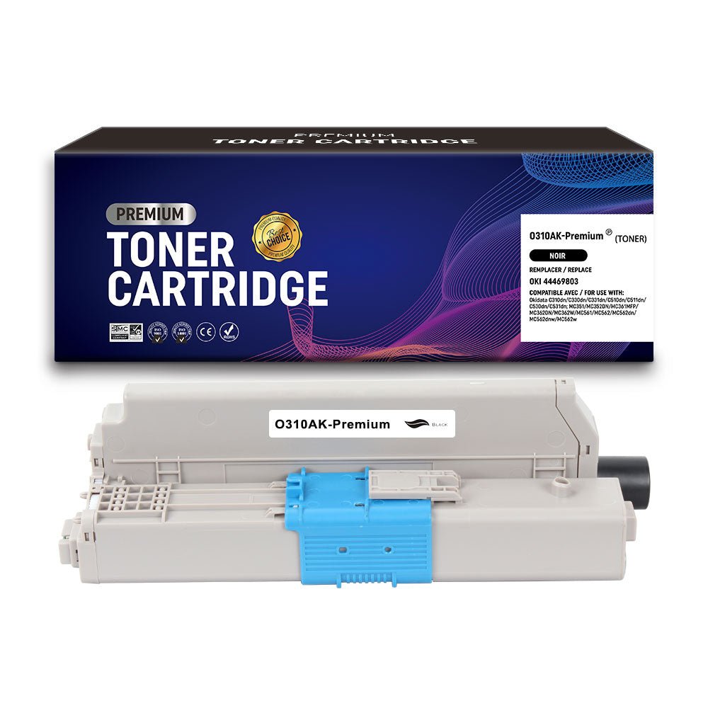 Cartouche de toner Compatible OKI 44469803 Noir 3500pages - KERA FRANCE Cartouche de toner Compatible OKI 44469803 Noir 3500pages - KERA FRANCE